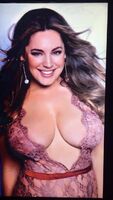 Kelly Brook takes a MONSTER load to her gorgeous face and sexy huge titties!!!