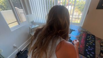 I wanted to finish my puzzle. He wanted to finish on my ass.