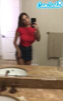 Gabbie Carter Teases Us from Her Bathroom