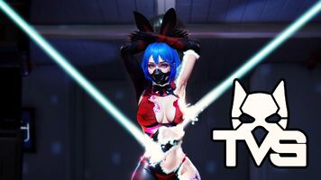 Cyber Bunny Strip Dance in The Villain Sim