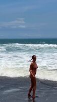On the beach