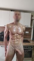 Oil me up and worship my body and cock