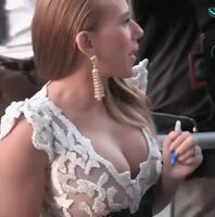 Everyone talks about Scarlett Johansson's red dress but this one rivals it