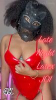 New Clip! Late Night Latex JOI