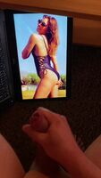 Omg... that swimsuit looks so sexy... she’s so hot... such thicc thighs... and a big bubble butt...