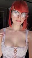 Hair up and glasses makes me feel like a librarian~
