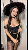 happy halloween! :) naughty witch gif