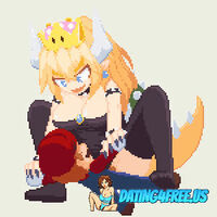 Bowsette invading r/PixelArtNSFW :)