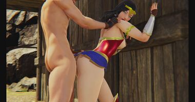 Wonder Woman Standing Anal [Fantasy Harem]