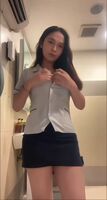 asian sissy public undressing on university bathroom