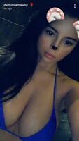 Demi blue bikini