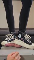 Your balls belong beneath my converse 😈