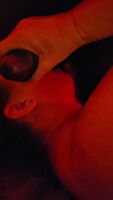 Sucking dick and licking balls