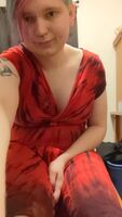 What do you think of my dress? I love being nude underneath 😜