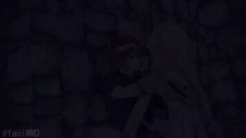 Aether and Diluc from Genshin Impact
