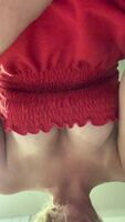I was trying to figure out why it was recording upside down, and my boobs got bored 😂