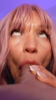 Ahegao mode: eyes crossed, tongue lolling, drooling sloppy while I suck dick n rim that ass like a broken lil fuckdoll mmm