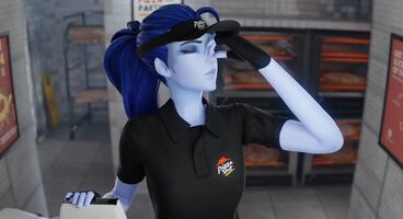 Widowmaker pizza slut (aphy3d)