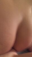 I looooved watching it slide in and out of my butt, so I asked my bf to film it for me