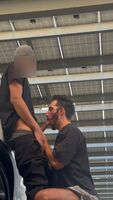 Getting used by multiple big dicks in the parking lot