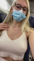 Airplane bathroom