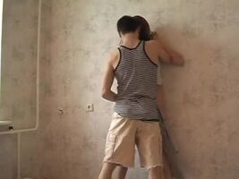 Forced Young Russian in New Apartment