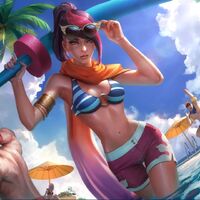 Pool Party Fiora Animated Background