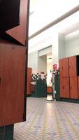 Jerking off in the locker room