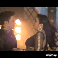 Amrapali Dubey & Dinesh Lal Yadav.