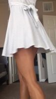 Think your bully will like it? I know he wants easy access to my pussy, plus I can take this all off if he wants...