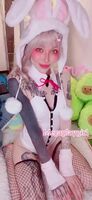 Chiaki Nanami bunny ver. by megaplaygirl