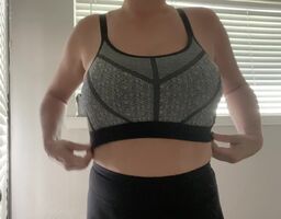 While this sports bra is miserable at supporting them, I think it might hide the size of my breasts. What do you think?