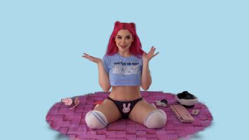 NEW: Lily Lou puts her Quest 3 controller inside her pussy in [guidelines violation] for Braindance Spatial VR