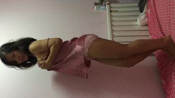 Chinese women dancing at home and making love with her