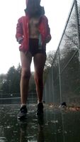 Small titty gf rain dance 💦