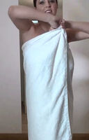 She's like FUCK THIS TOWEL, LOOK AT THESE