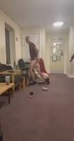 Caught mid rim-job