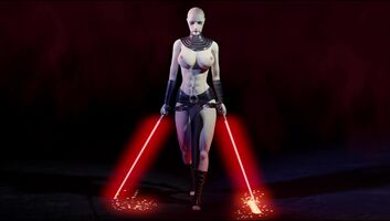 Asajj Ventress ready to duel
