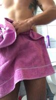 Drying up after a cold shower