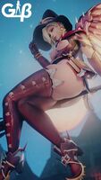Witch Mercy ready for the payload