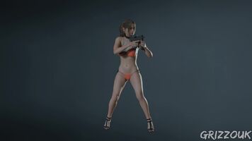 Claire orange bikini Mod RE2:Re