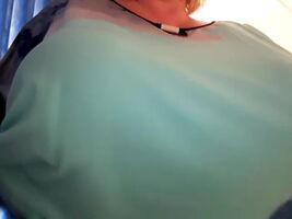 I don't think you'd notice my tits were obediently tied, but when I lift my top will you want to slap them too?