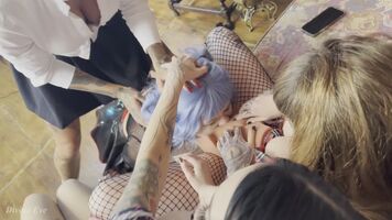 School girls female domination