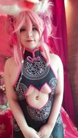 Tamamo bouncing at you gif by UyUy cosplayer