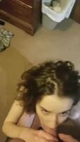 While you were waiting on her to reply, she was busy sucking out your bullies big dick milk