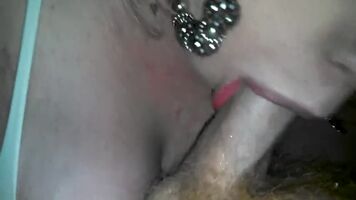 Horny 20 Yr Old Pregnant Gf Deepthroats My Sloppy Wet Cock Close Up