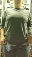 I'm usually pretty insecure and hide my body but this is kinda un 😄 more peek-a-boo at work🙈