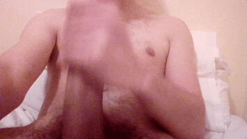 Tensing my muscles to fill up my glans. Feels so good!