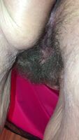 Bent over in bathroom showing how hairy my asshole is. Then I turn around and lift my nightie to show my hairy beast from the front.