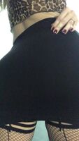 I saw you staring at my ass, trying to peek under. Don't hurt your neck, let me lift it up for you 😈